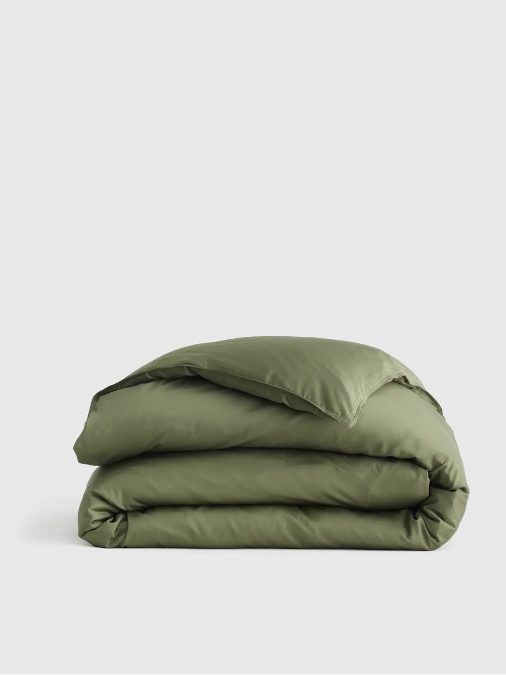 NWT QUINCE Bamboo Duvet Cover King/Cal King Olive 0551